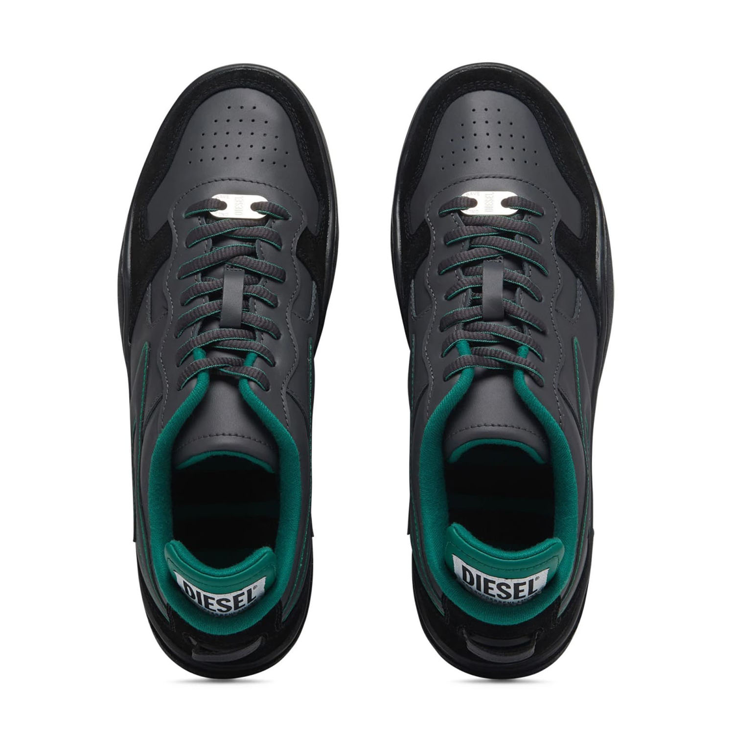 Кеды Diesel S-Ukiyo Low X Asphalt/Verdant Green по акционной